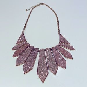 (2/$40) Rose Gold statement necklace